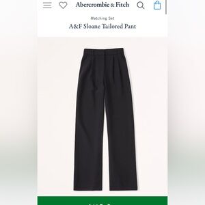 A&F Sloane Tailored Pant